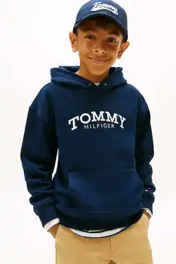 Wehkamp Tommy Hilfiger hoodie donkerblauw aanbieding