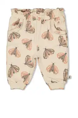 Wehkamp Feetje regular babybroek Dancing In The Moonlight ecru aanbieding