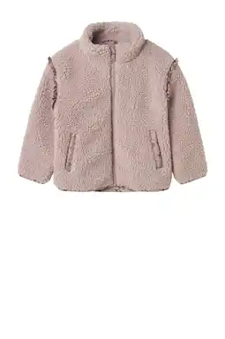 Wehkamp NAME IT MINI teddy jas herfst roze aanbieding
