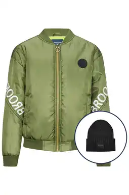 Wehkamp Retour Jeans bomberjack groen + muts aanbieding