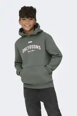 Wehkamp ONLY & SONS JUNIOR hoodie grijs aanbieding