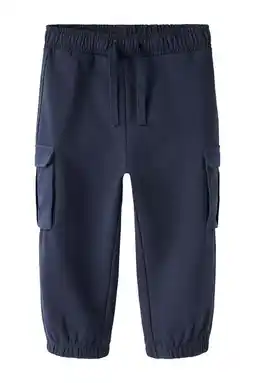 Wehkamp NAME IT MINI regular casual broek donkerblauw aanbieding