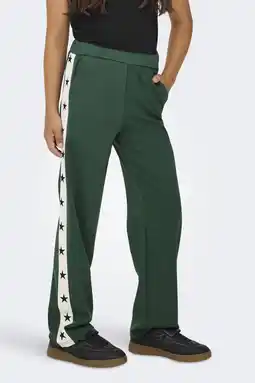 Wehkamp KIDS ONLY GIRL loose casual broek donkergroen aanbieding