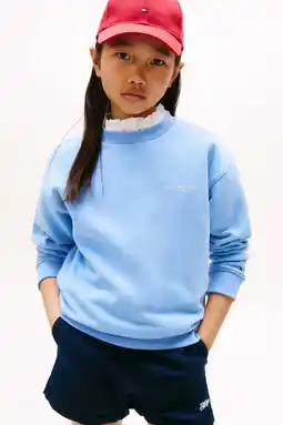 Wehkamp Tommy Hilfiger sweater lichtblauw aanbieding