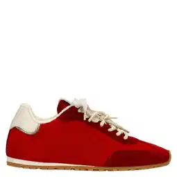 Wehkamp Manfield suède sneakers rood aanbieding