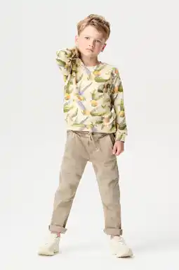 Wehkamp Noppies kids slim casual broek lichtbruin aanbieding