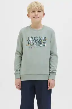 Wehkamp JACK & JONES JUNIOR sweater groen aanbieding