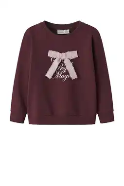 Wehkamp NAME IT MINI kersttrui paars aanbieding