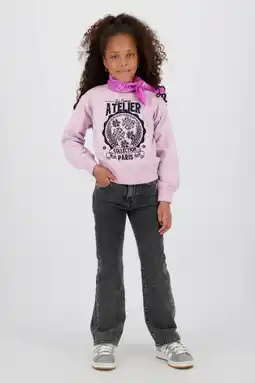 Wehkamp Vingino wide leg wide leg jeans grey denim aanbieding
