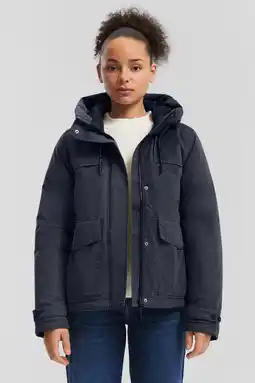 Wehkamp QS winterjas donkerblauw aanbieding
