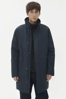 Wehkamp Matinique winterjas donkerblauw aanbieding