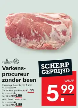 Sligro Varkens procureur zonder been aanbieding