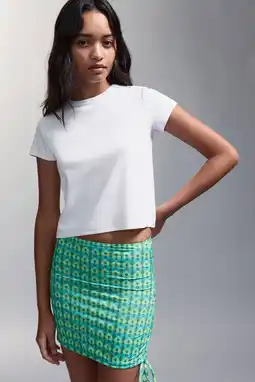 Wehkamp MANGO TEEN korte rok turquoise aanbieding