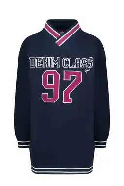 Wehkamp Vingino sweatjurk donkerblauw aanbieding