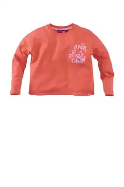 Wehkamp Z8 kids longsleeve Caelin oranje aanbieding