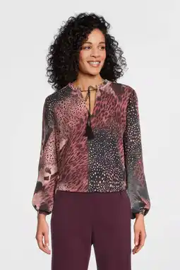 Wehkamp Dreamstar blousetop donkerrood aanbieding