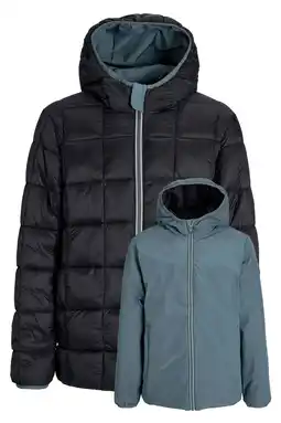 Wehkamp JACK & JONES JUNIOR tussenjas grijsblauw aanbieding