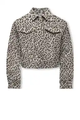 Wehkamp KIDS ONLY GIRL denim spijkerjas beige aanbieding