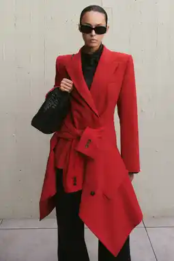Wehkamp Mango oversized blazer rood aanbieding