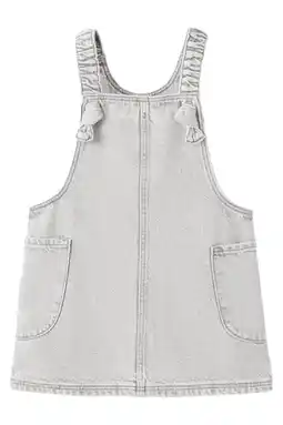 Wehkamp Mango Kids denim spijkerjurk grey denim aanbieding