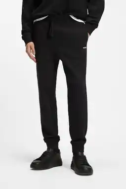 Wehkamp HUGO Dayote regular joggingbroek zwart aanbieding