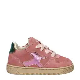 Wehkamp Nelson Kids suède sneakers roze aanbieding