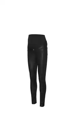 Wehkamp MAMALICIOUS lowwaist zwangerschaps slim fit jeans zwart aanbieding