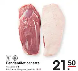Sligro Eendenfilet canette aanbieding