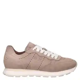 Wehkamp SUN68 Tom Raw Edge suède sneakers taupe aanbieding