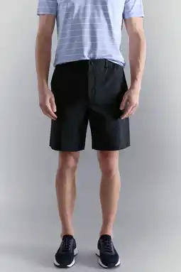 Wehkamp Mango Man regular chino short donkerblauw aanbieding