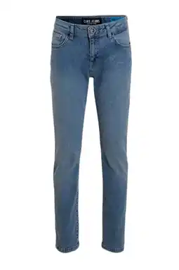 Wehkamp Cars loose fit jeans medium blue denim aanbieding