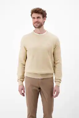 Wehkamp LERROS pullover fijn gebreid beige aanbieding