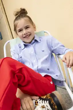 Wehkamp Noppies kids gestreepte blouse blauw aanbieding