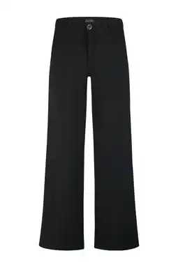 Wehkamp Para Mi wide leg highwaist pantalon zwart aanbieding