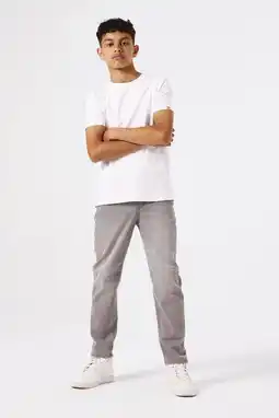 Wehkamp Garcia tapered jeans grey denim aanbieding