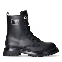 Wehkamp Tommy Hilfiger veterboots zwart aanbieding
