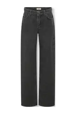 Wehkamp KIDS ONLY GIRL wide leg highwaist wide leg jeans black denim aanbieding