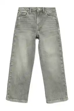 Wehkamp VERO MODA GIRL highwaist straight leg jeans grey denim aanbieding
