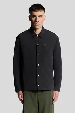 Wehkamp Lyle & Scott overshirt zwart aanbieding