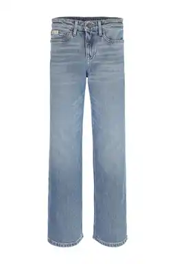 Wehkamp Calvin Klein straight leg jeans medium blue denim aanbieding