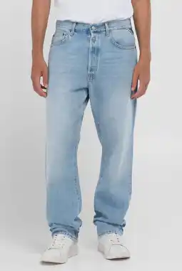 Wehkamp REPLAY M9ZERO1 straight leg jeans super light blue aanbieding