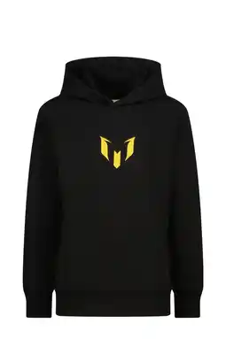 Wehkamp Messi hoodie met backprint zwart aanbieding