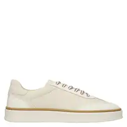 Wehkamp Manfield leren sneakers ecru aanbieding