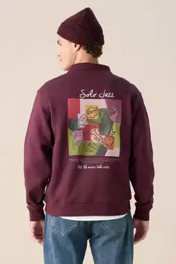 Wehkamp Sissy-Boy sweater met backprint paars aanbieding
