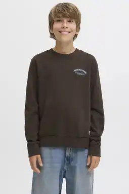 Wehkamp JACK & JONES JUNIOR sweater donkerbruin aanbieding
