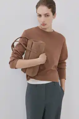 Wehkamp Mango pullover bruin aanbieding