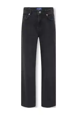 Wehkamp ONLY & SONS JUNIOR loose fit jeans black denim aanbieding