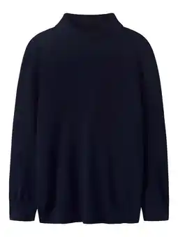 Wehkamp NAME IT MINI coltrui fijn gebreid marineblauw aanbieding
