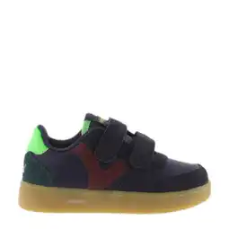 Wehkamp Victoria leren sneakers donkerblauw aanbieding