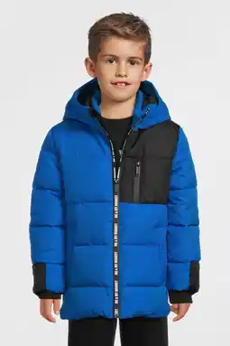 Wehkamp Me & My Monkey puffer jas blauw aanbieding